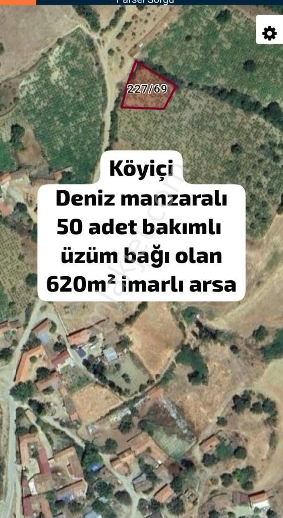 Şarköy Mursallı Satılık Konut İmarlı KÖYİÇİ DENİZ MANZATALI 620M² TEKTAPU İMARLI ARSA YOL, SU, ELEKTRİK ALTYAPI MEVCUT HEMEN EVİNİ YAP