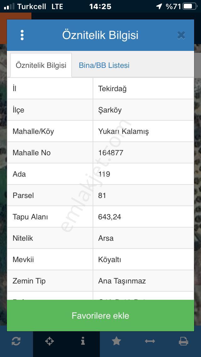 Şarköy De Işık Emlaktan Yukarıkalamış Mah De 644 M2 0/35 İmarlı Arsa - Görsel 21