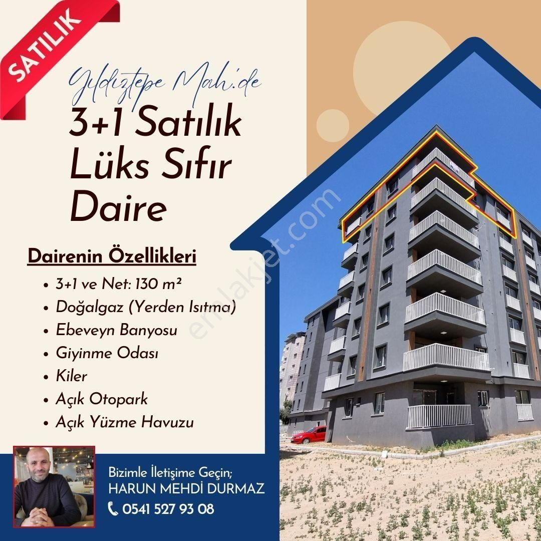 Nazilli Yıldıztepe Satılık Daire YILDIZTEPE MAH.'DE HAVUZLU SİTE İÇİNDE 3+1 SATILIK LÜKS SIFIR DAİRE