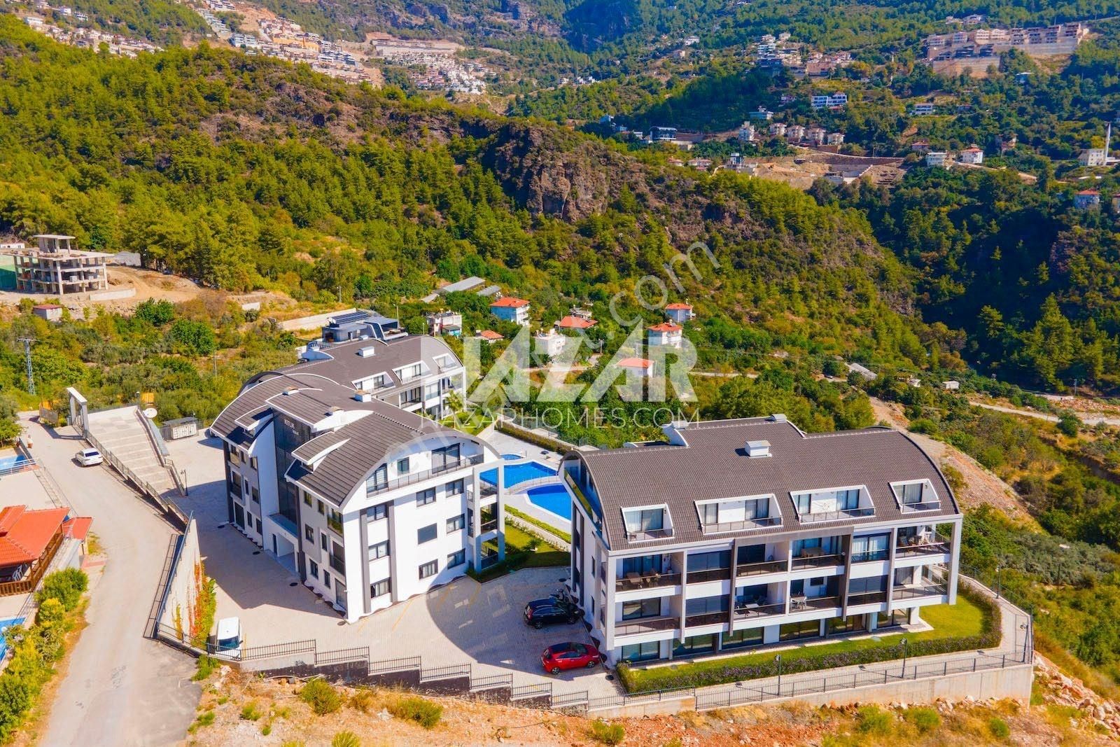 Alanya Sugözü Kiralık Daire Alanya Tepe'de Deniz Manzaralı Kiralık 3+1 Dubleks Daire