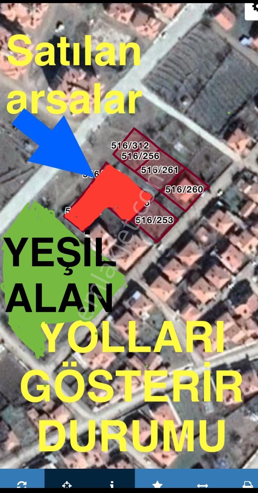 Osmancık Gürleyik Satılık Konut İmarlı  Sıla GAYRİMENKULDEN TOPLAM 1082M2./3 ADET 2'ŞER KAT İMARLI ARSA