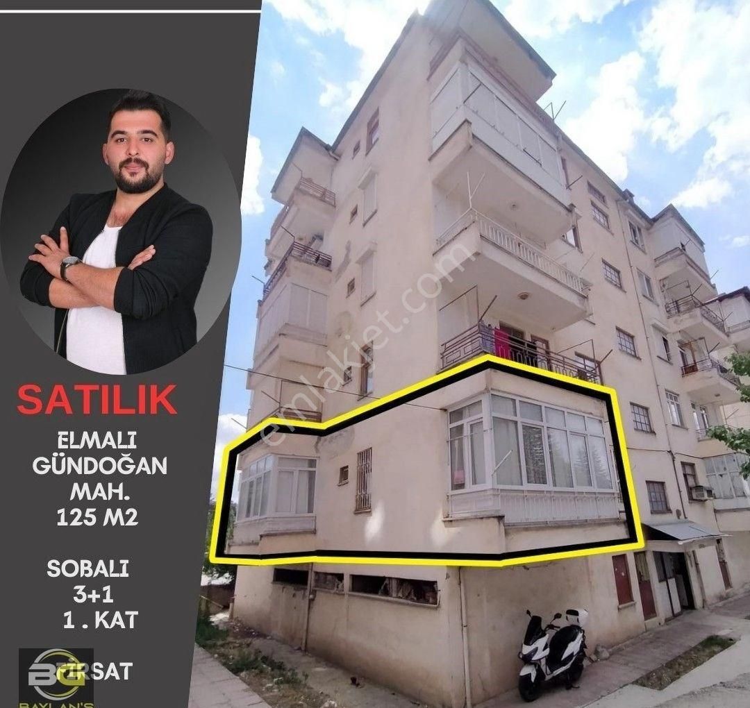 Elmalı Karyağdı Satılık Daire BAYLAN'S GAYRİMENKULDEN SATILIK YATIRIMLIK 3+1 SOBALI 125 M2  FIRSAT DAİRE !!!!!