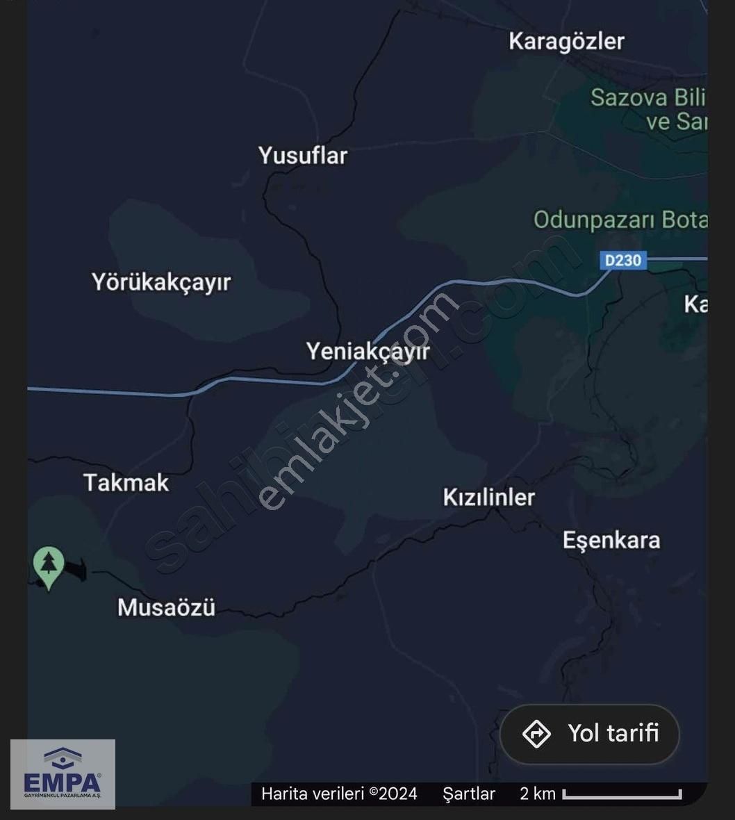 Tepebaşı Yeniakçayır Satılık Tarla Empa'dan Yeniyol Okulları Arkası Yeniakçayır Mah. 7 Dönüm Tarla