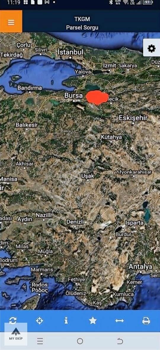 My Ekipden Bursa Yenişehir Havaalanı Yakınında Satilik Arazi - Görsel 3