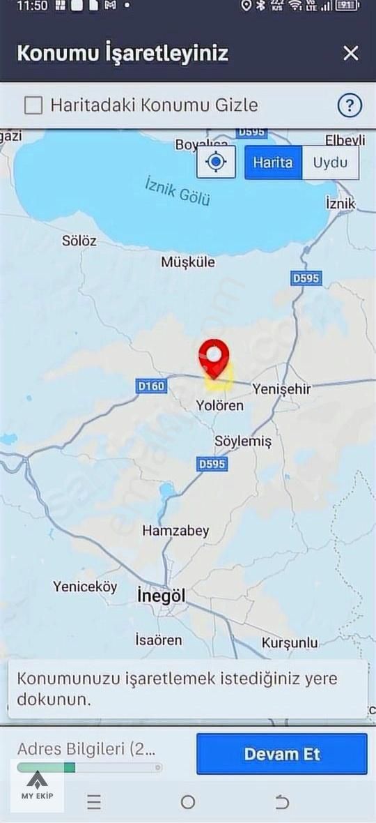 My Ekipden Bursa Yenişehir Havaalanı Yakınında Satilik Arazi - Görsel 16