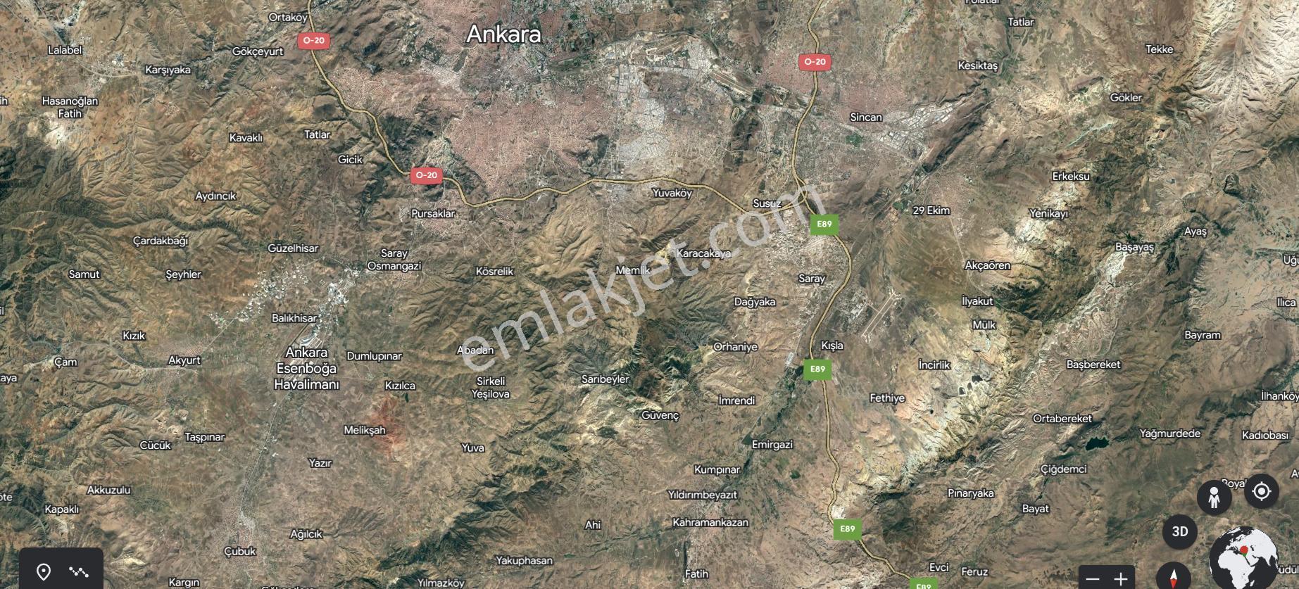 Sahibinden Ankara Çubuk Tuğla Mah. Müstakil Tapulu Tarla 4295,48 M2 - Görsel 6