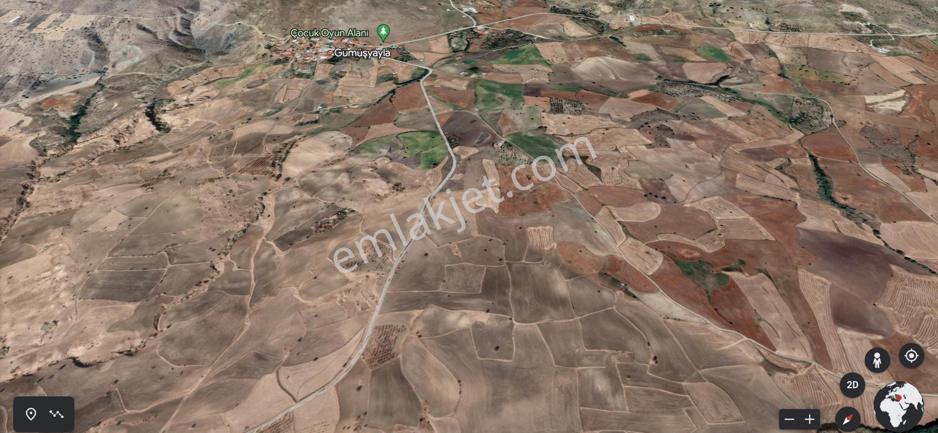 Sahibinden Ankara Çubuk Gümüşyayla Mah. Müstakil Tapulu Tarla 8282,49 M2 - Görsel 9