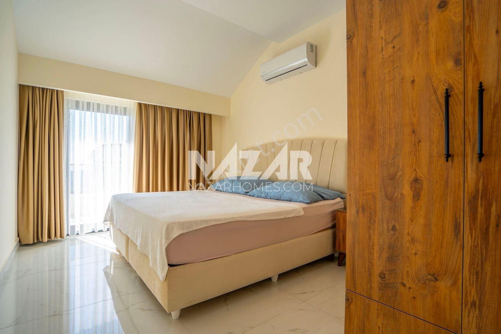 Alanya Sugözü Satılık Daire Alanya Tepe'de Deniz Manzaralı Satılık 2+1 Dubleks Daire