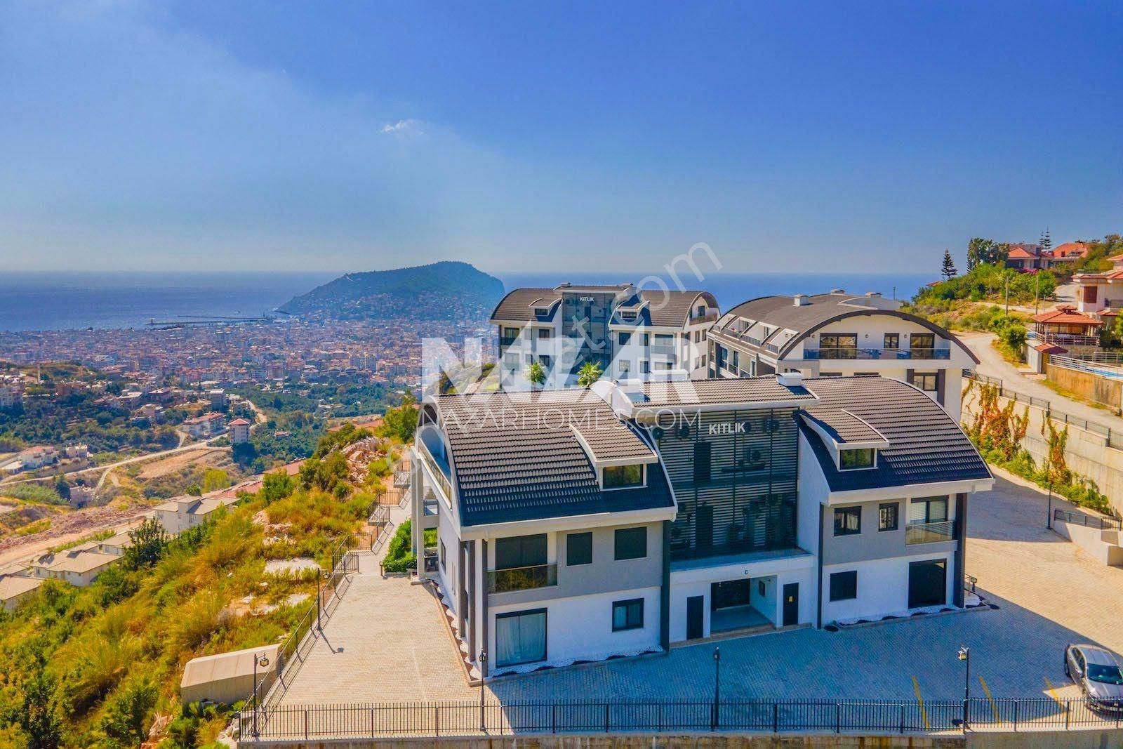 Alanya Sugözü Satılık Daire Alanya Tepe'de Deniz Manzaralı Satılık 2+1 Dubleks Daire