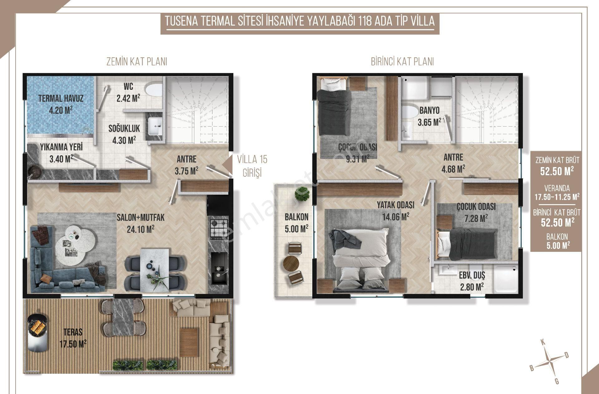 İhsaniye Yaylabağı Bld. (Esentepe) Kat Karşılığı Villa İmarlı KAT KARŞILIĞI İMARLI (3.110M2) VİLLA ARSASI