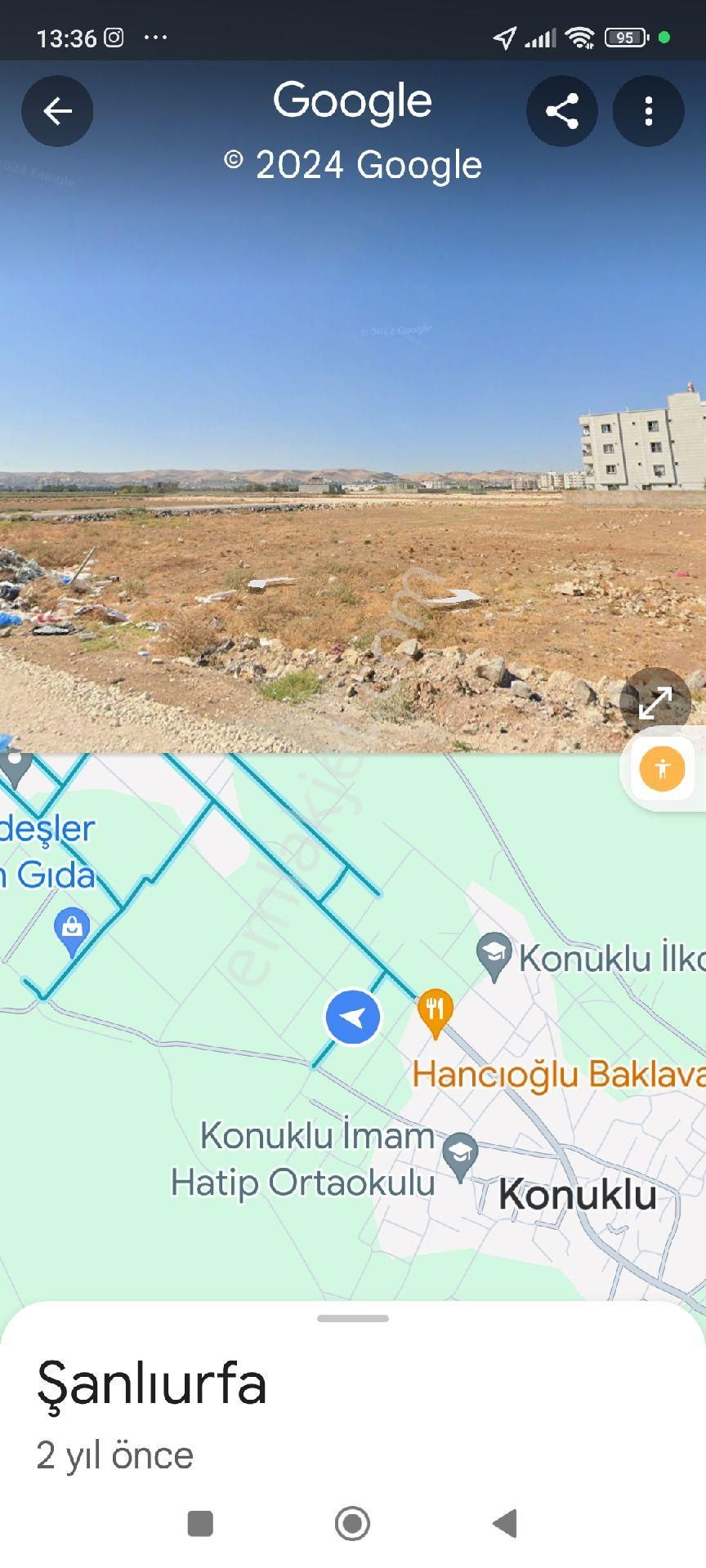 Haliliye Konuklu Satılık Konut İmarlı YILDIRIM EMLAKTAN KONUKLU MAH SATILIK ARSA