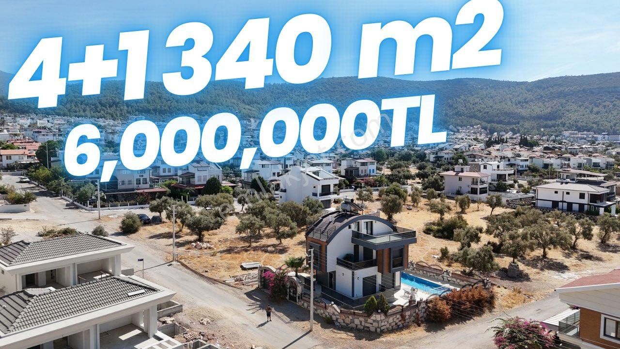 Projesi Çizili 340 M2 4+1 Ayrı Mutfak Villa Arsası