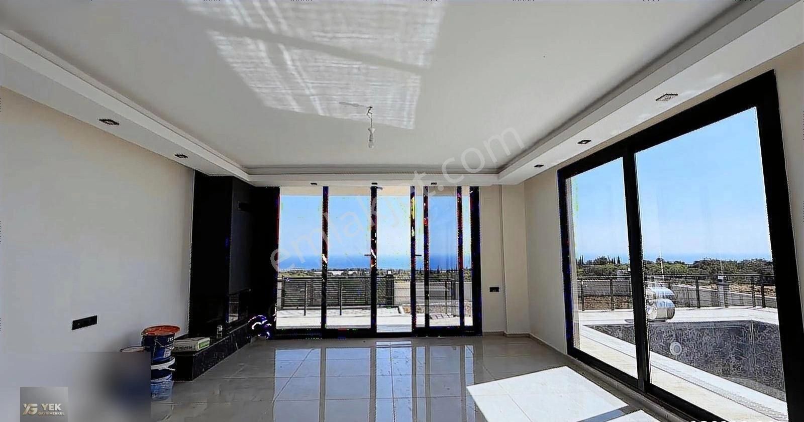 Erdemli Kumkuyu Merkezde Ful Deniz Manzaralı Dublex Villa - Görsel 17