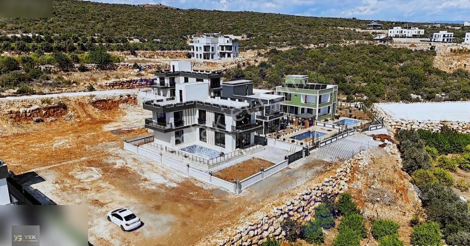 Erdemli Kumkuyu Merkezde Ful Deniz Manzaralı Dublex Villa - Görsel 16