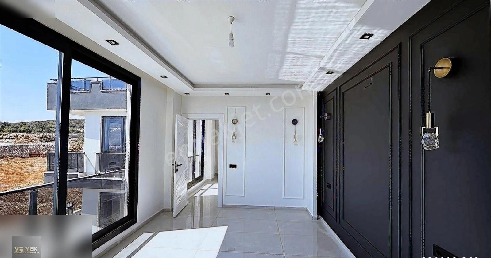 Erdemli Kumkuyu Merkezde Ful Deniz Manzaralı Dublex Villa - Görsel 23