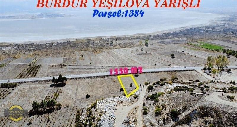 Yeşilova Yarışlı Köyü (Sağlık Ocağı) Satılık Tarla Burdur Yeşilova Yarışlı'da 1550 M2 Göl Manzaralı Satılık Tarla