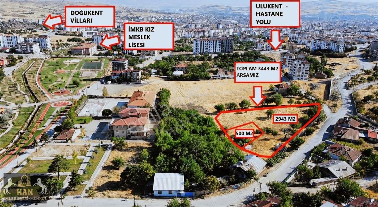 Elazığ Merkez Ulu Kent Satılık Konut İmarlı HAN EMLAKTAN ULUKENTTE 6 KATA İMARLI ARSALAR