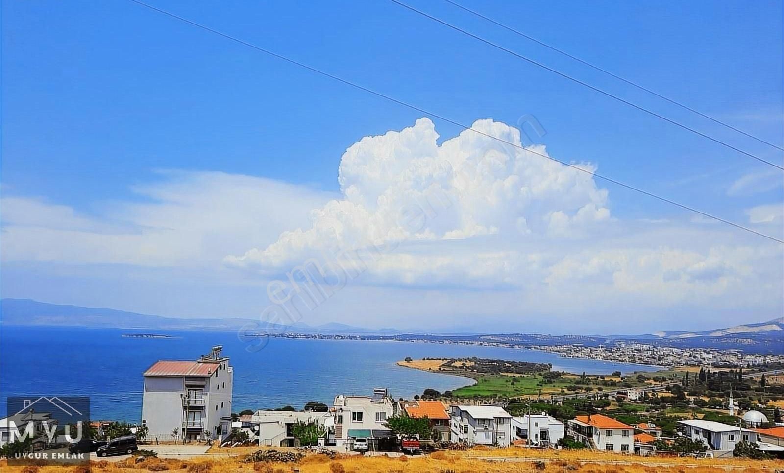 Aliağa Hacıömerli Satılık Villa İmarlı Hacıömerlı Merkezde Denız Manzaralı İmarlı Arsa