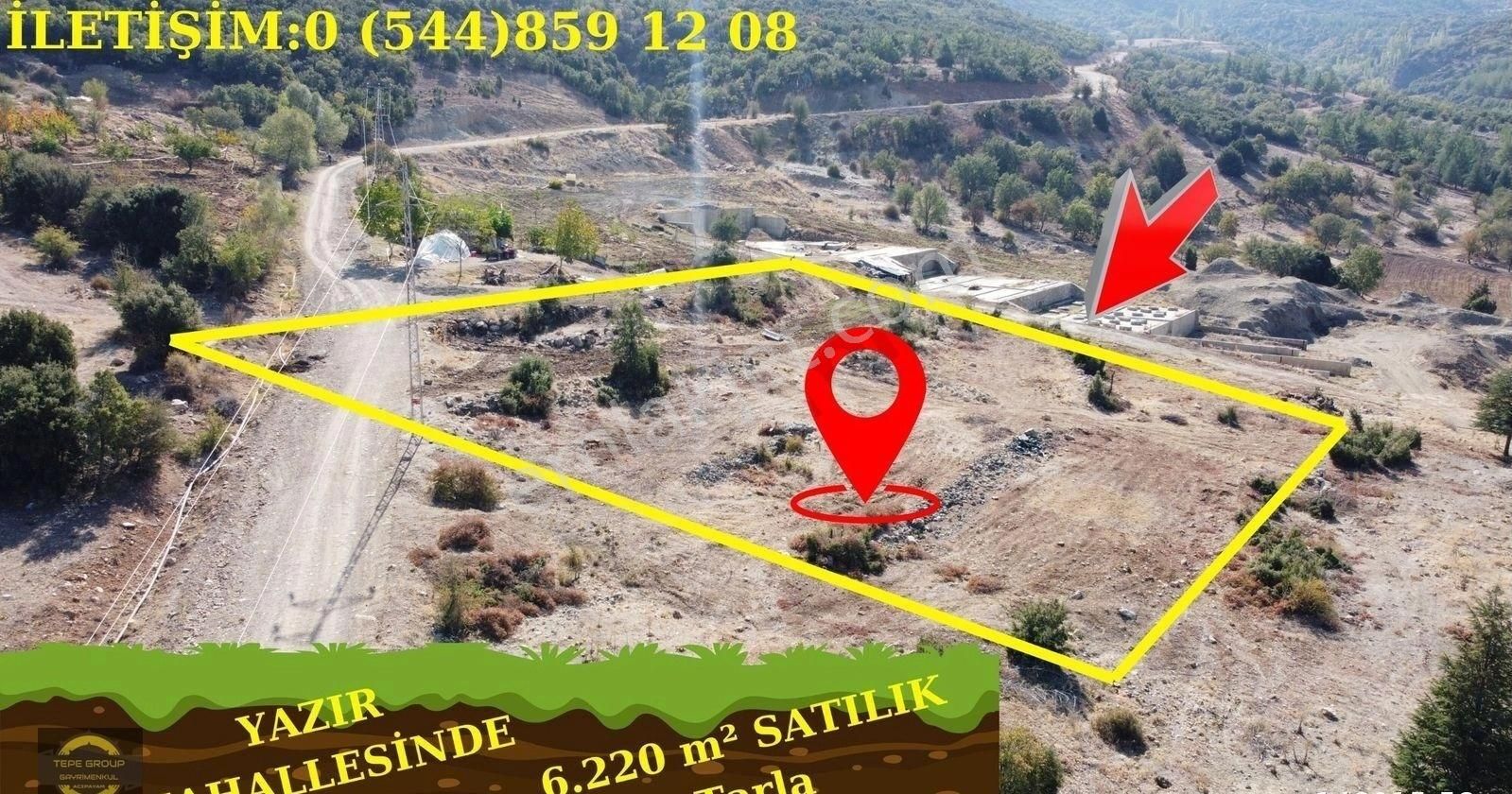 Acıpayam Yazır Satılık Tarla Yazır Mahallesin'de Satılık 6.220 M² Tarla