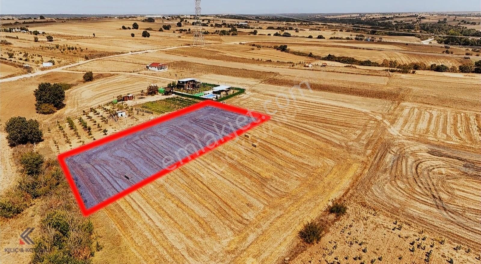 Lüleburgaz Hamitabat Köyü Satılık Tarla Kılıç Kovancı Lüleburgaz Hamitabat 3773m² Satılık Arazi