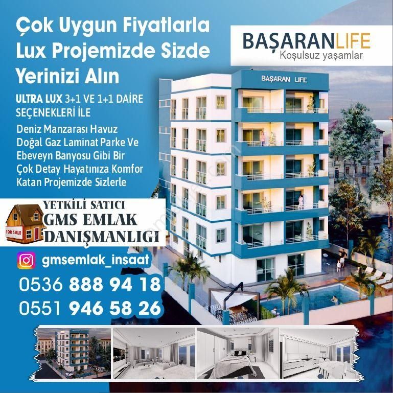 Karataş Yeni Satılık Daire GMS EMLAK'TAN KARATAŞ'TA  EŞSİZ BİR PROJE