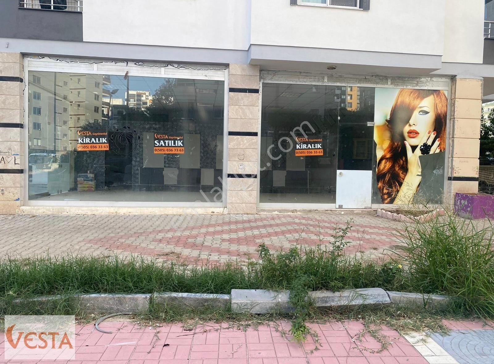 Mezitli Deniz Kiralık Dükkan & Mağaza TECE PLAJ CADDESİ ARKASI GENİŞ KULANIM ALANLI KİRALIK DÜKKAN