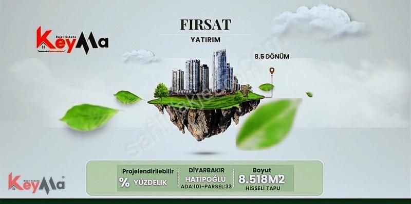 Kayapınar Hatipoğlu Satılık Tarla Diyarbakır Hatipoğlu'nda Yatırım Fırsatı 8.5 DÖNÜM