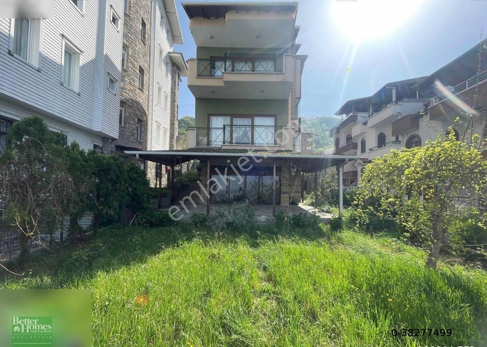 Akçaabat Mersin Satılık Villa TRABZON MERSİN SATILIK DENİZE SIFIR MUHTEŞEM MANZARALI VİLLA