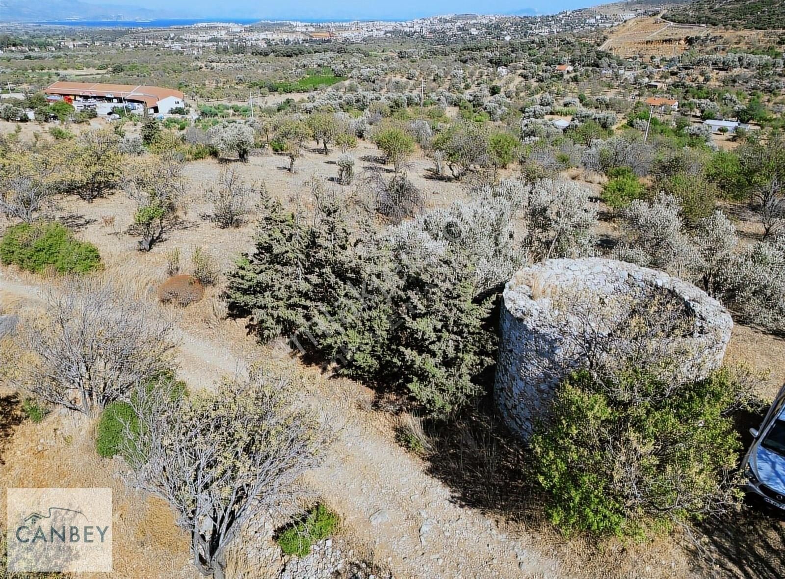 Datça Hızırşah Satılık Tarla Hızırşah'ta Deniz Manzaralı 5.820 M2 Tarla Ve Yıkık Değirmen