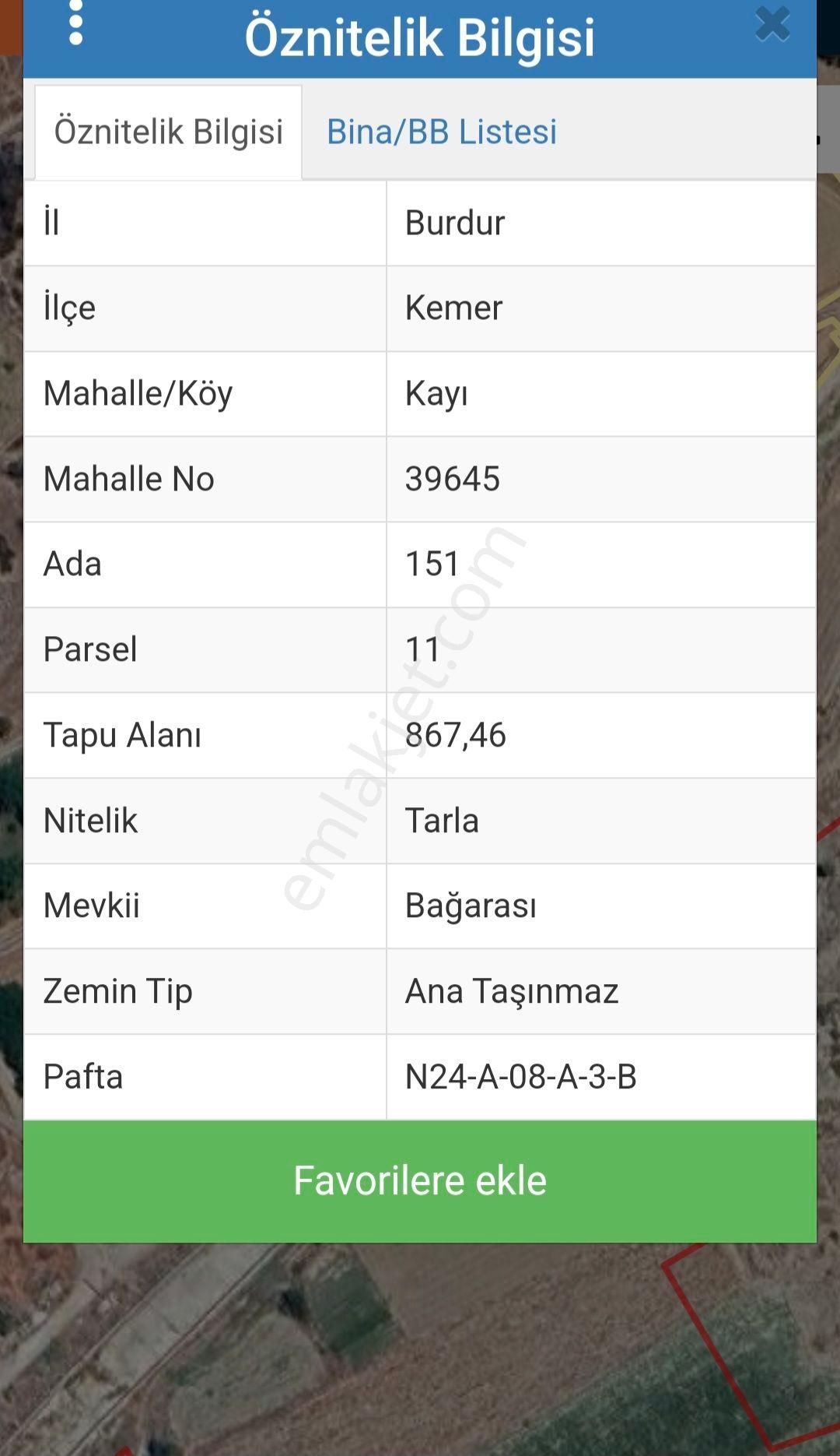 Kemer Kayı Köyü (Çay Kenarı) Satılık Tarla Kemer Kayı Köyü Yerleşim Yeri İçinde Elektiriği Suyu Yolu Mevcut 867m2