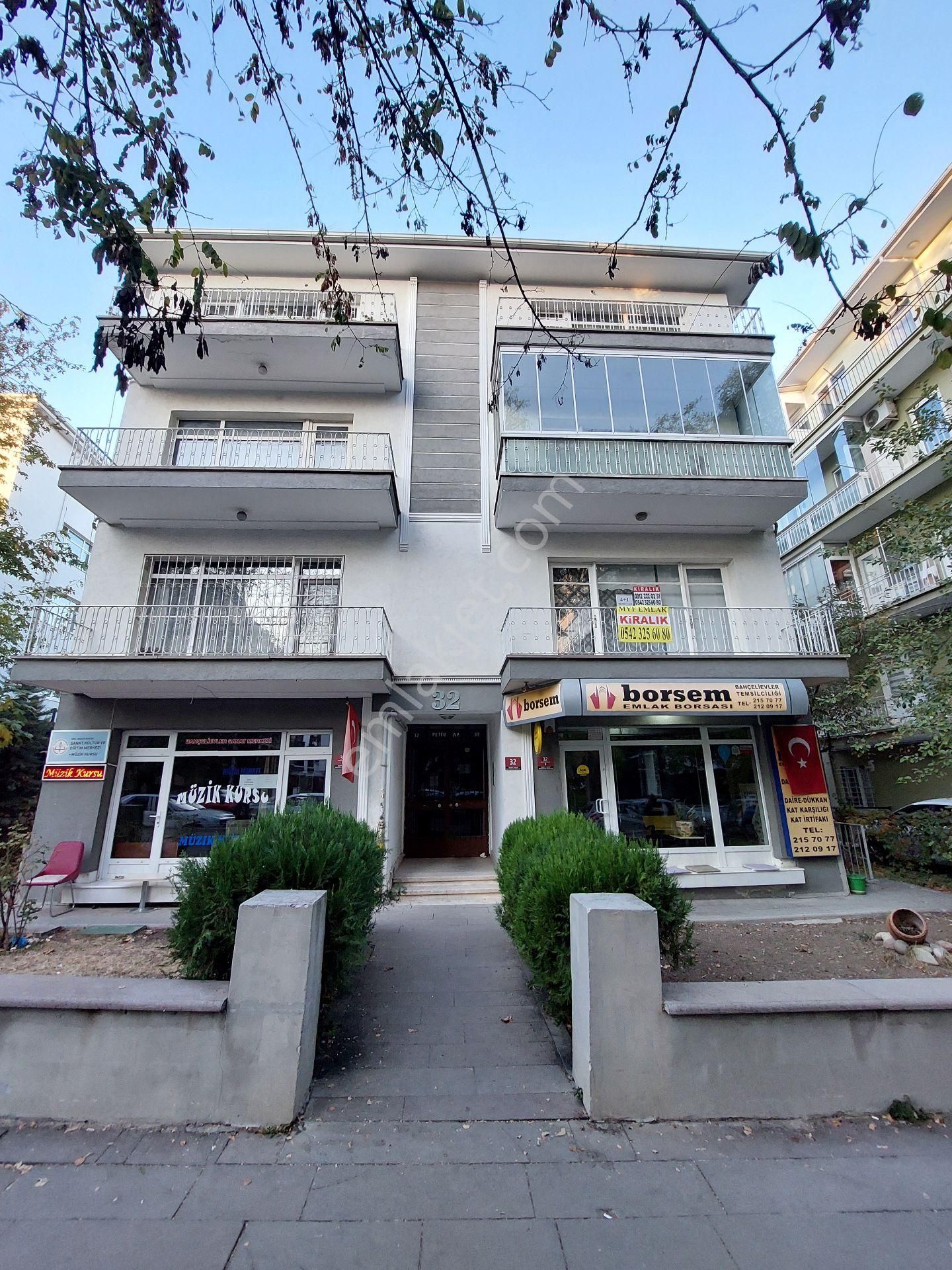 Çankaya Bahçelievler Kiralık Daire  BEŞEVLERE YAKIN 4+1 BAKIMLI - MERKEZİ - ÖN ARA KAT -  ISI YALITIMLI