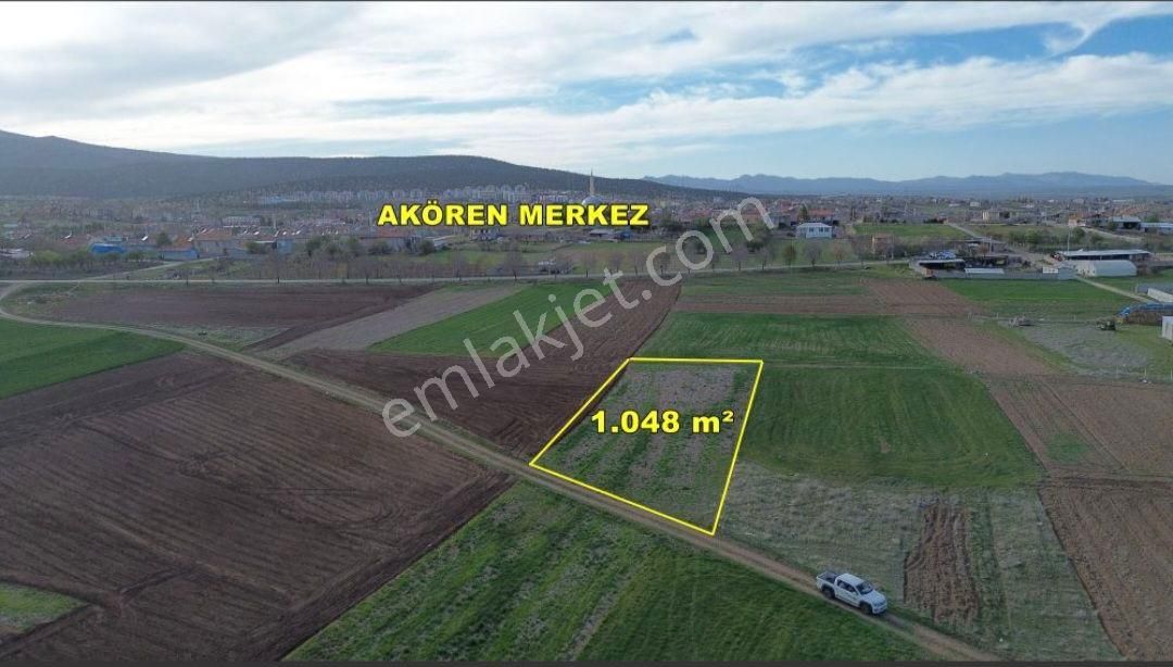 Akören Hacılar Satılık Tarla Akören Merkez İmar Çalışması İçinde Fırsat 1048 M2 Bahçe Yatırım Fırsatı