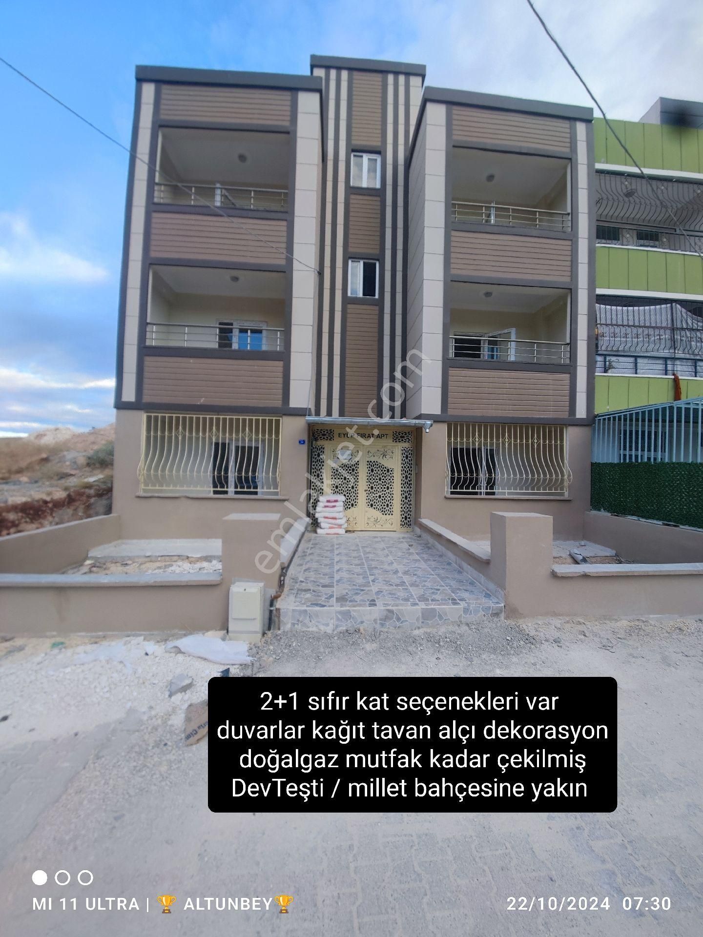 Haliliye Devteyşti Satılık Daire 2+1 üç odalı sıfır kat seçenekleri var DevTeştinde 