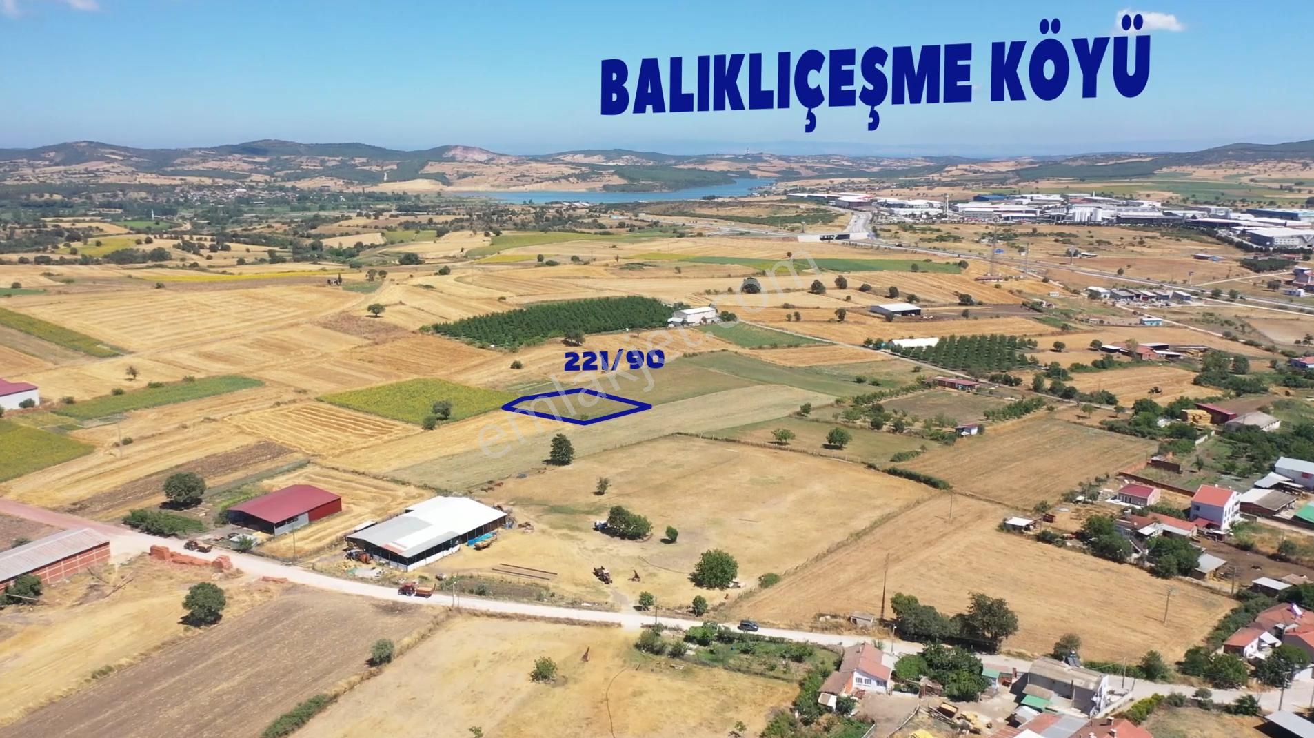 Biga Balıklıçeşme Köyü (Merkez) Satılık Konut İmarlı  ÇANAKKALE BİGA BALIKLIÇEŞME 505M2 İMARLI FIRSAT ARSA