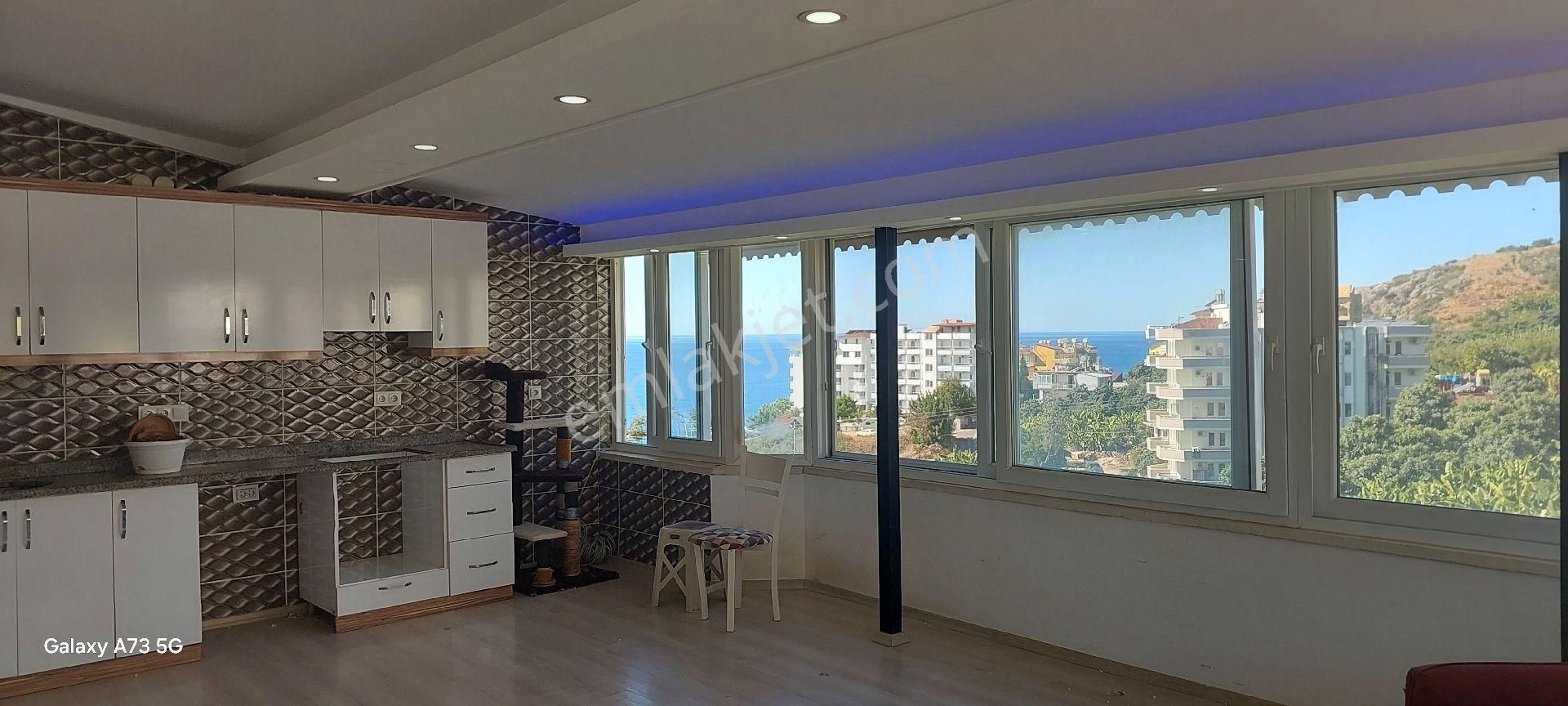 Alanya Dinek De Süper Deniz Manzaralı 2+1 Kiralık Daire - Görsel 13