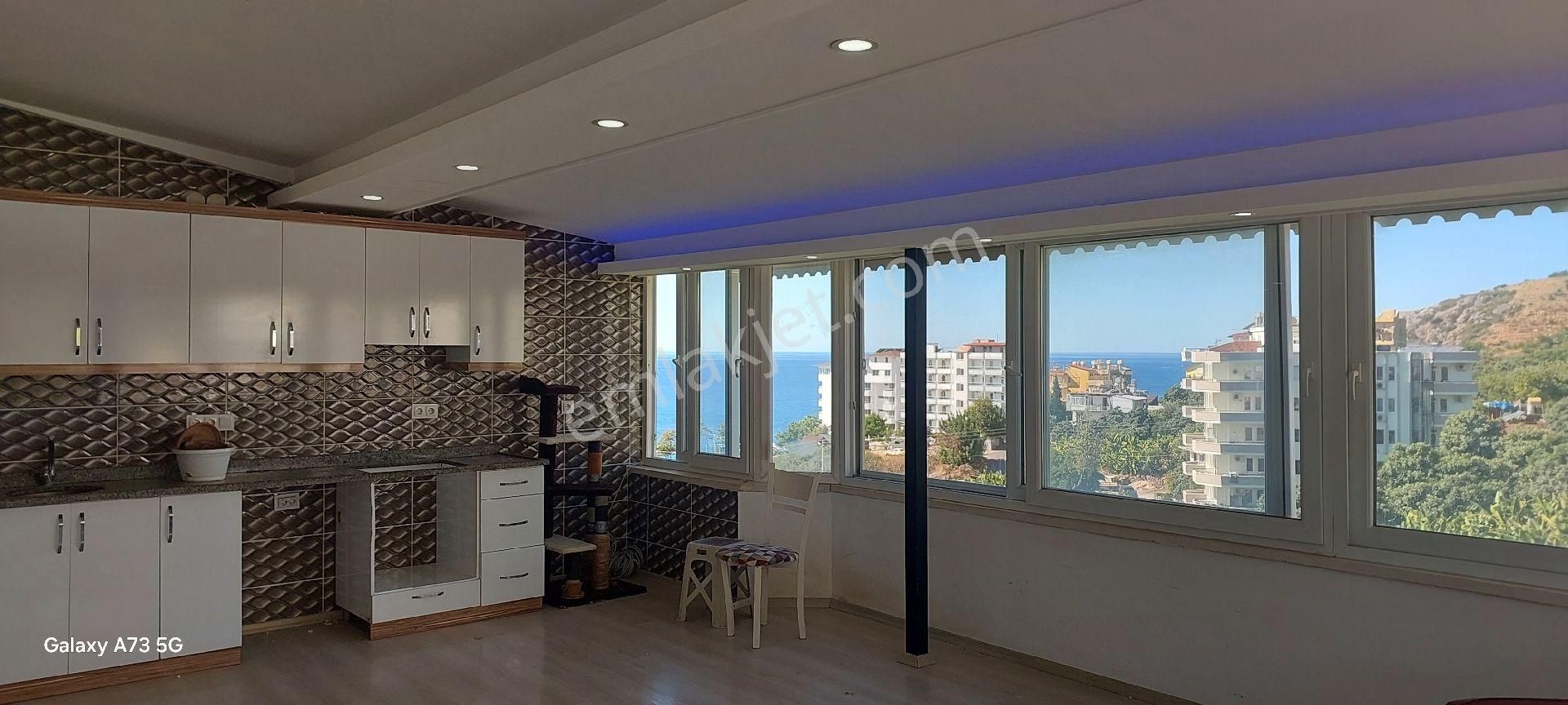 Alanya Dinek De Süper Deniz Manzaralı 2+1 Kiralık Daire - Görsel 12