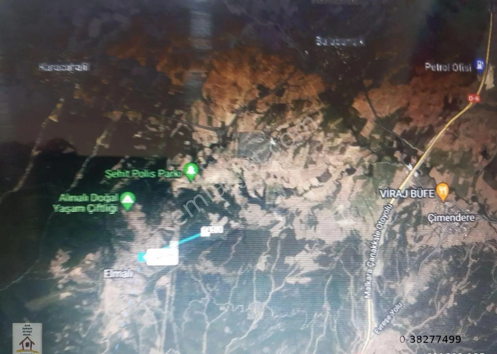 Malkara Elmalı Köyü Müstakil Tapulu Yatırımlık Tarla - Görsel 3