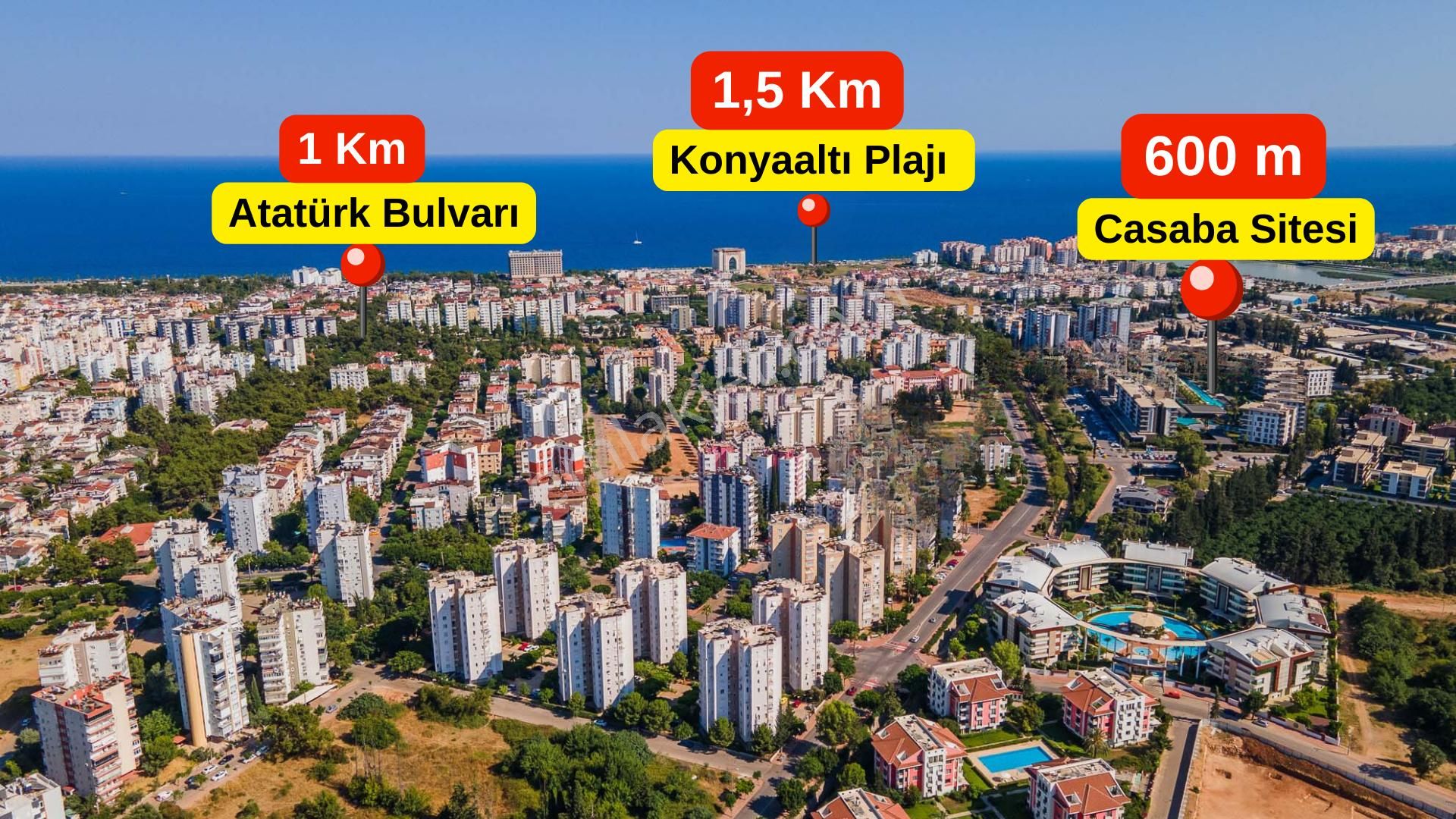 Konyaaltı Gürsu Satılık Daire Antalya Konyaaltı Gürsu Satılık 3+1 - Son 5. Gün Fırsatı !!!