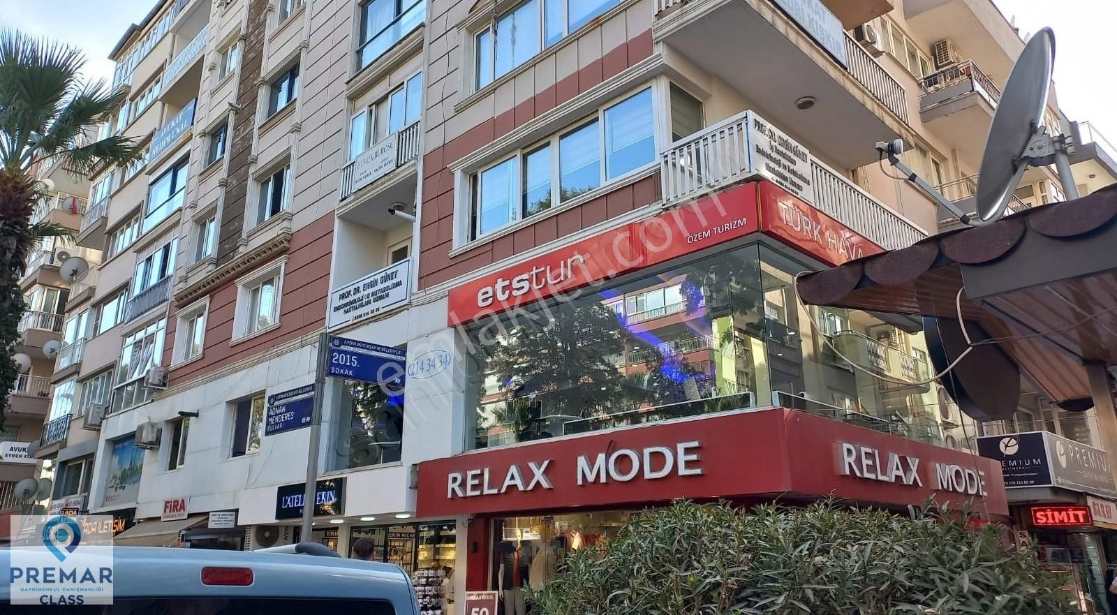 Efeler Kurtuluş Kiralık Apartman Dairesi Adnan Menderes bulvarında kiralık işyeri