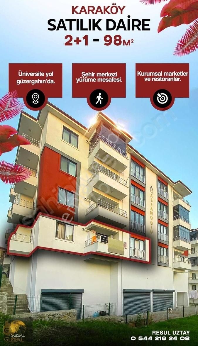 Bartın Merkez Karaköy Satılık Daire GLOBAL'DEN BARTIN'IN GÖZ BEBEGİ KARAKÖY MAH SATILIK DAİRE