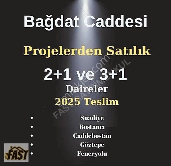 Kadıköy Göztepe Satılık Daire Projeden Satılık 3+1