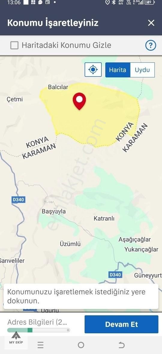 Taşkent Balcılar Orta Satılık Tarla My Ekipdenkonya Taşkent Balcılardan Tarim Satlık Arazisi