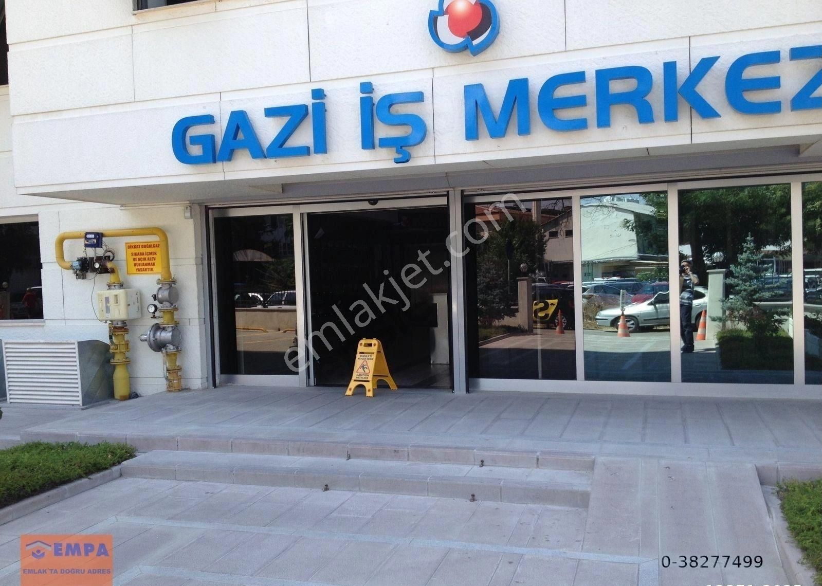 Çankaya Eti Satılık Ofis EMPA'DAN GAZİ İŞ MERKEZİNDE 1+1 KÖŞE OFİS-KAPALI OTOPARKLI