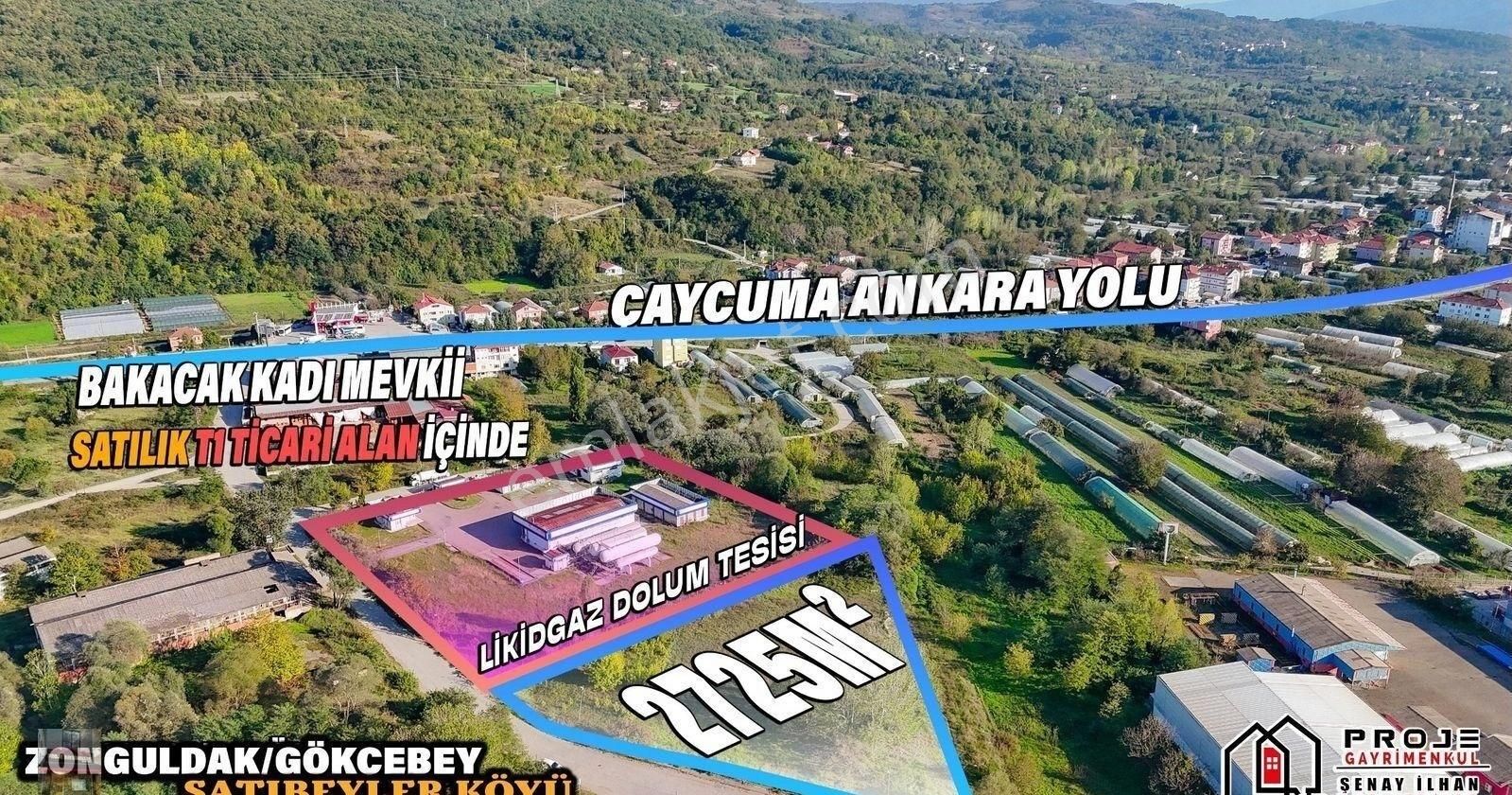 Gökçebey Bakacakkadı Bld. (Merkez) Satılık Ticari İmarlı GÖKÇEBEY’DE SANAYİ İMARLI 2.725.87m2 SATILIK ARSA