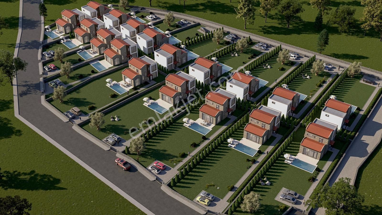 Bodrum Çamlık’ta Satılık 1 Dönüm Arsa İçinde 4+1 Villa - Görsel 2