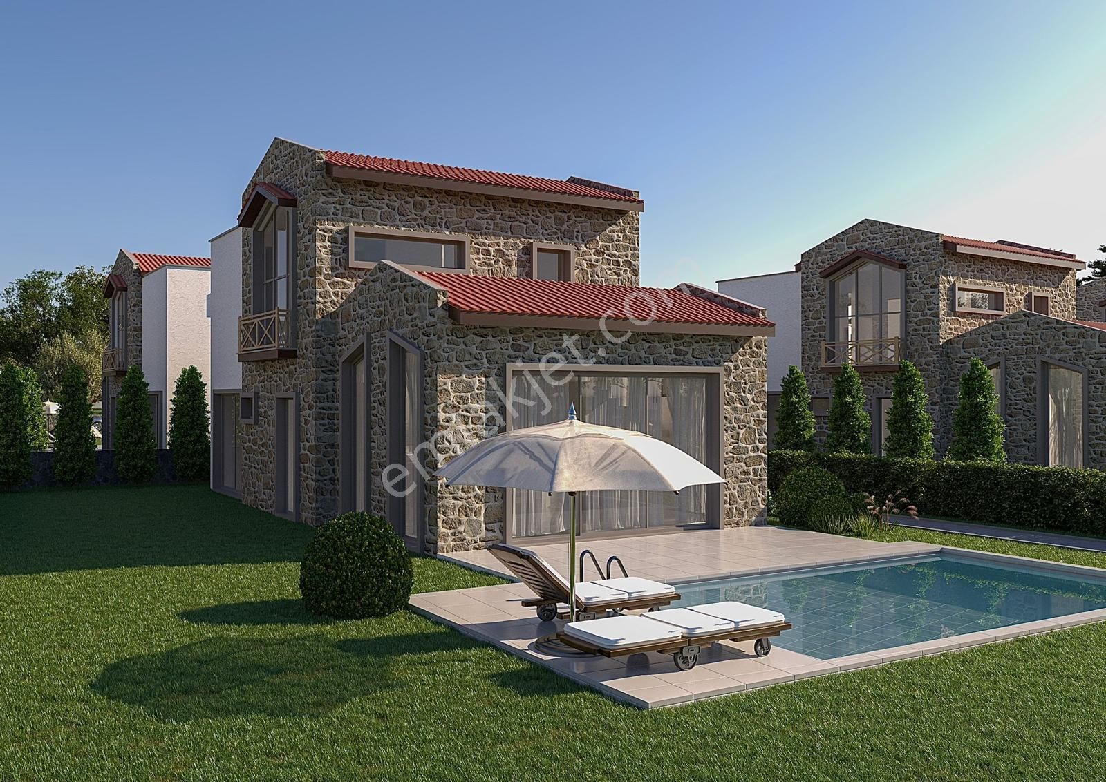 Bodrum Çamlık Satılık Villa  Bodrum Çamlık’ta Satılık 1 Dönüm Arsa İçinde 4+1 Villa