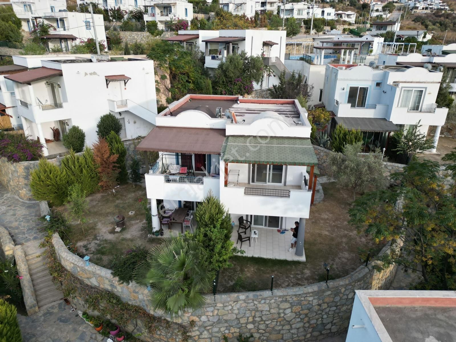 Milas Meşelik Satılık Müstakil Ev  Bodrum Meşelikte Satılık Site İçinde 2+1 Dubleks 