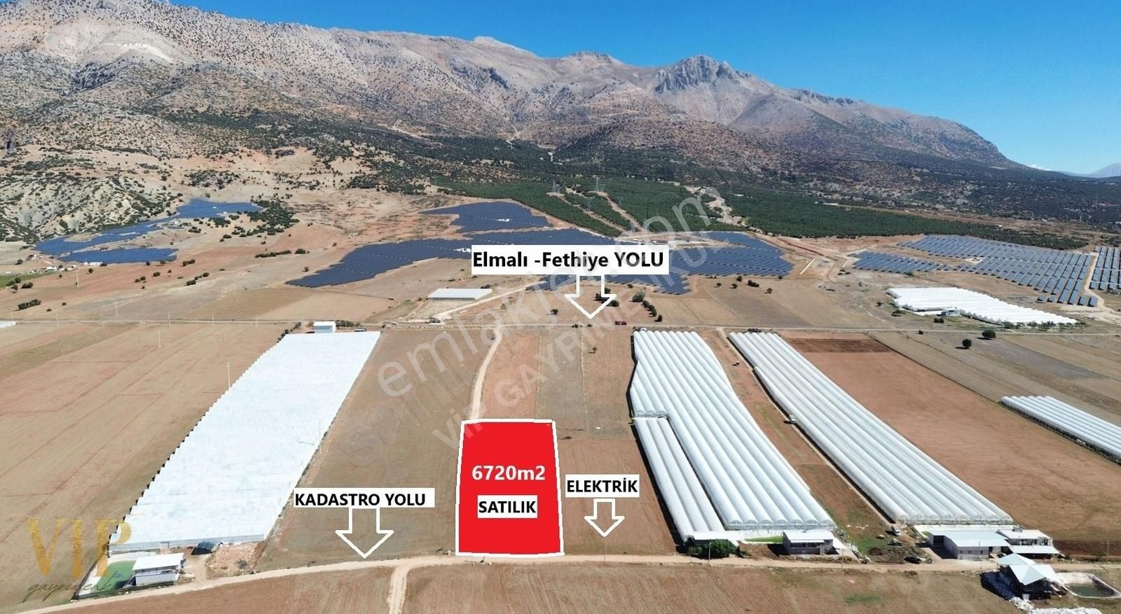Vıp Gayrimenkul' Den Kışla 6720 M2 Yola Sıfır Tarla - Görsel 4