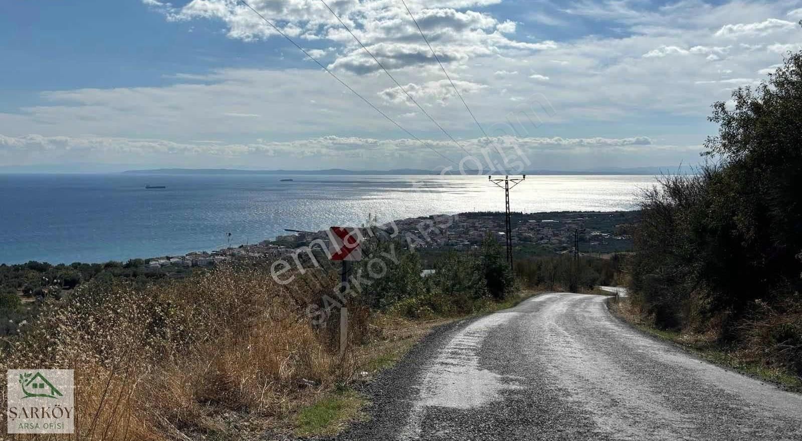 Şarköy Çınarlı Satılık Bağ & Bahçe ŞARKÖY ÇINARLI ASFALT CEPHE,MUHTEŞEM MANZARA 1040 M2 BAĞ SATILIK