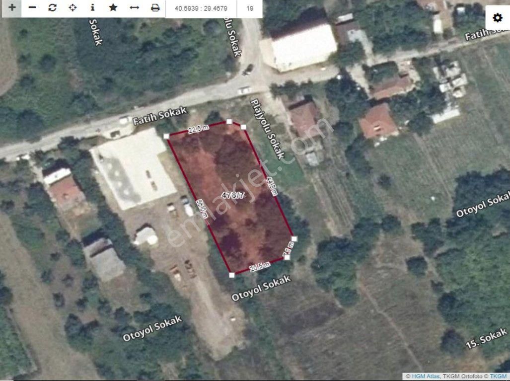 Altınova Çavuşçiftliği Köyü (Tersaneler Bölgesi) Satılık Sanayi İmarlı  SANAYİ İMARLI SATILIK ARSA TERSANE BÖLGES1400m²